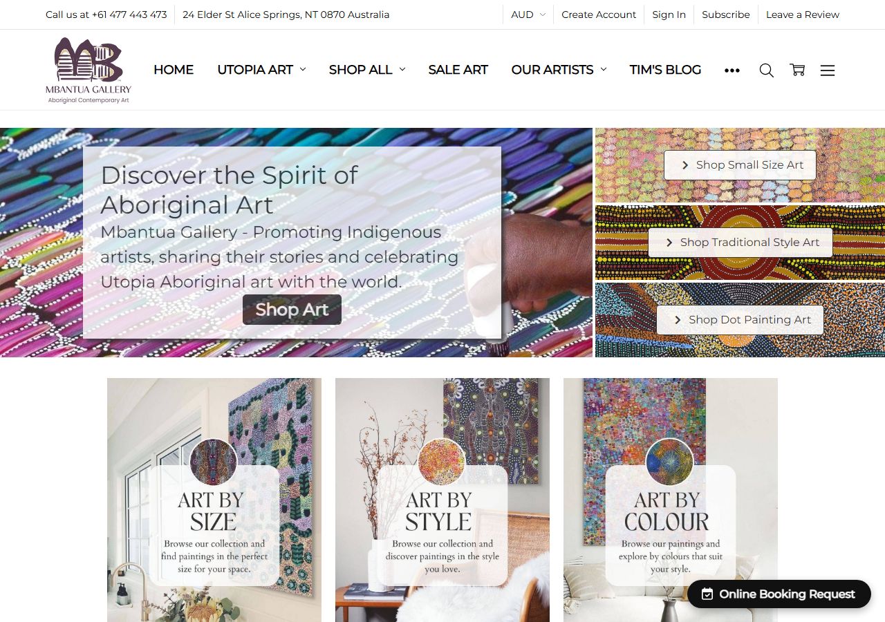 Mbantua Gallery Homepage